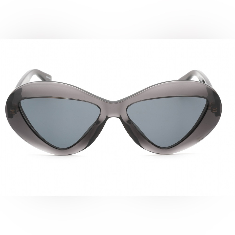 Authentic Moschino Oval Sunglasses Dark Gray W/ Small Defect (read description) - Picture 2 of 9